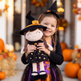 Carica l'immagine nel visualizzatore della galleria, Personalized Black Witch Girl Doll – 16-Inch Halloween Gift for Girls