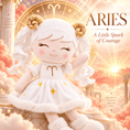 Carica l'immagine nel visualizzatore della galleria, Aries Zodiac Doll Gift Set – 17-Inch Birthday Gift for Girls - Gloveleya Official