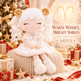 Carica l'immagine nel visualizzatore della galleria, Aries Zodiac Doll Gift Set – 17-Inch Birthday Gift for Girls - Gloveleya Official