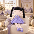 Load image into Gallery viewer, Capricorn Zodiac Doll Gift Set – 17-Inch Birthday Gift for Girls - Gloveleya Official
