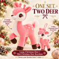 Bild in Galerie-Betrachter laden, One large deer and one matching mini deer keychain included