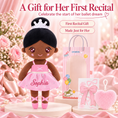 Load image into Gallery viewer, Gloveleya Personalized Ballerina Doll – 13-Inch Tanned Skin