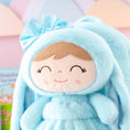 Load image into Gallery viewer, Gloveleya 11 - inch Toddler Girl Backpack Snow Ferret Kindergarten Backpacks with 12 - inch Blue Bunny Doll - Gloveleya Official