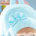 Load image into Gallery viewer, Gloveleya 11 - inch Toddler Girl Backpack Snow Ferret Kindergarten Backpacks with 12 - inch Blue Bunny Doll - Gloveleya Official