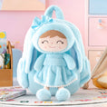 Load image into Gallery viewer, Gloveleya 11 - inch Toddler Girl Backpack Snow Ferret Kindergarten Backpacks with 12 - inch Blue Bunny Doll - Gloveleya Official