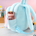 Load image into Gallery viewer, Gloveleya 11 - inch Toddler Girl Backpack Snow Ferret Kindergarten Backpacks with 12 - inch Blue Bunny Doll - Gloveleya Official