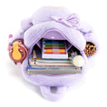 Cargar la imagen en la vista de la galería, Gloveleya 11 - inch Toddler Girl Backpack Snow Ferret Kindergarten Backpacks with 12 - inch Purple Bunny Doll - Gloveleya Official