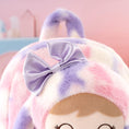 Load image into Gallery viewer, Gloveleya 11 - inch Toddler Girl Backpack Snow Ferret Kindergarten Backpacks with 12 - inch Rainbow Bunny Doll - Gloveleya Official