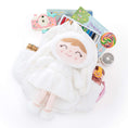 Carica l'immagine nel visualizzatore della galleria, Gloveleya 11 - inch Toddler Girl Backpack Snow Ferret Kindergarten Backpacks with 12 - inch White Bunny Doll - Gloveleya Official