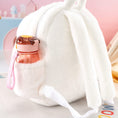 Carica l'immagine nel visualizzatore della galleria, Gloveleya 11 - inch Toddler Girl Backpack Snow Ferret Kindergarten Backpacks with 12 - inch White Bunny Doll - Gloveleya Official