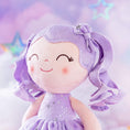 Bild in Galerie-Betrachter laden, Gloveleya 12 - inch Curly Hair Starry Sky Dolls Bronzing Purple Stars Skirt - Pure Purple Hair - Gloveleya Official
