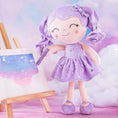 Bild in Galerie-Betrachter laden, Gloveleya 12 - inch Curly Hair Starry Sky Dolls Bronzing Purple Stars Skirt - Pure Purple Hair - Gloveleya Official