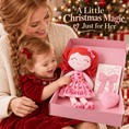 Load image into Gallery viewer, Gloveleya 12-Inch Personalized Baby Shower Gift Set – Love Heart Curly Hair Doll - Gloveleya Official