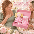 Charger l'image dans la visionneuse de la galerie, Gloveleya 12-Inch Personalized Baby Shower Gift Set – Strawberry Fruit Girl Doll - Gloveleya Official