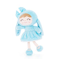 Load image into Gallery viewer, Gloveleya 12 - inch Personalized Plush Bunny Doll Blue - Gloveleya Official
