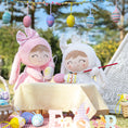 Charger l'image dans la visionneuse de la galerie, Gloveleya 12 - inch Personalized Plush Bunny Doll Pink - Gloveleya Official