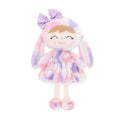 Charger l'image dans la visionneuse de la galerie, Gloveleya 12 - inch Personalized Plush Bunny Doll Pink Purple - Gloveleya Official