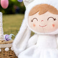 Charger l'image dans la visionneuse de la galerie, Gloveleya 12 - inch Personalized Plush Bunny Doll White - Gloveleya Official