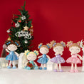 Load image into Gallery viewer, Gloveleya 12 - inch Personalized Plush Dolls Curly Haired Iridescent Girls - Blue - Gloveleya Official