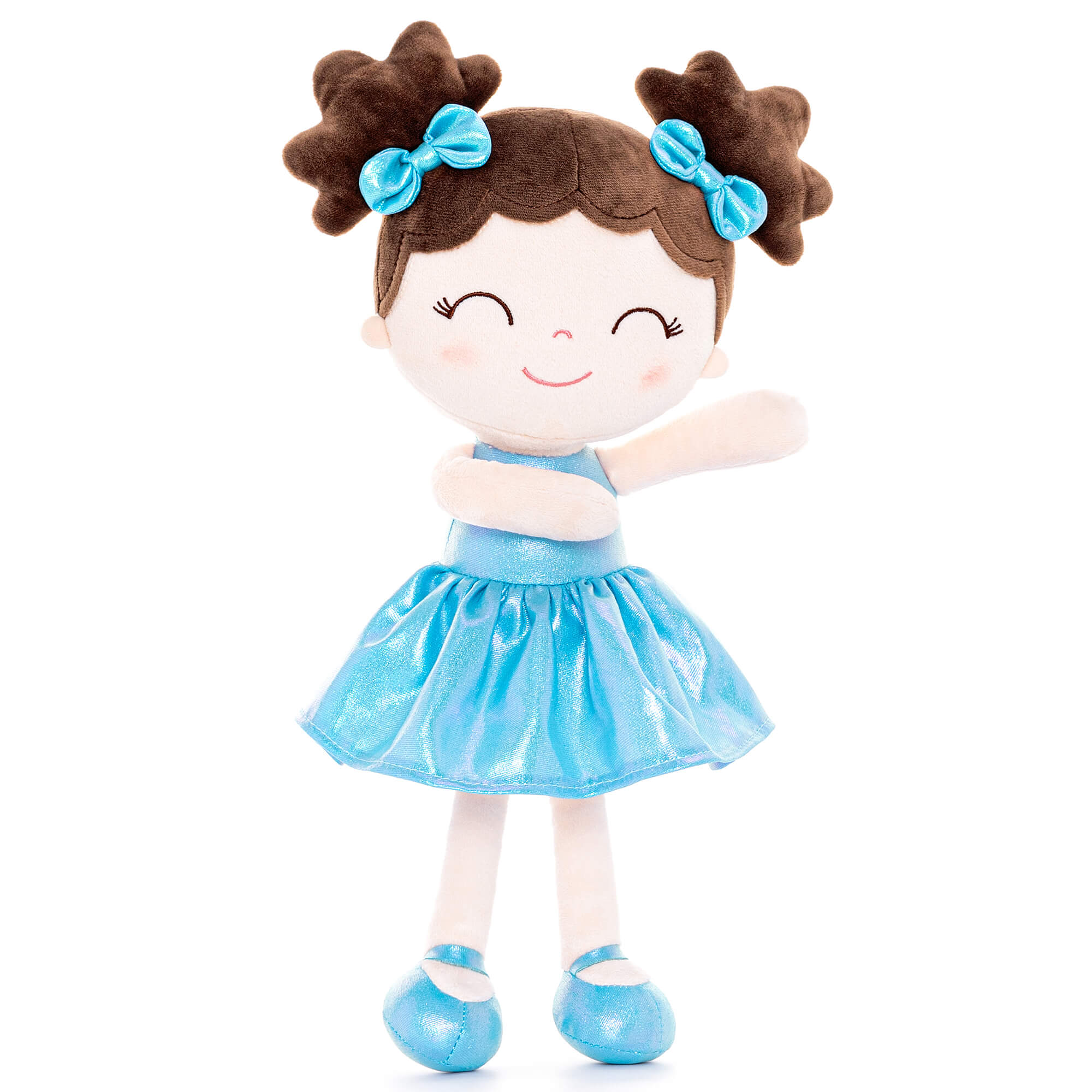 Gloveleya 12 - inch Personalized Plush Dolls Curly Haired Iridescent Girls Gifts - Gloveleya Official