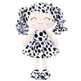 Carica l'immagine nel visualizzatore della galleria, Gloveleya 12 - inch Personalized Plush Jungle Animal Spots Black and White - Gloveleya Official