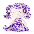 Load image into Gallery viewer, Gloveleya 12 - inch Personalized Plush Jungle Animal Spots Purple - Gloveleya Official