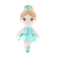 Load image into Gallery viewer, Gloveleya 13 - inch Personalized Glass Ballet Girl Doll Aqua - Gloveleya Official