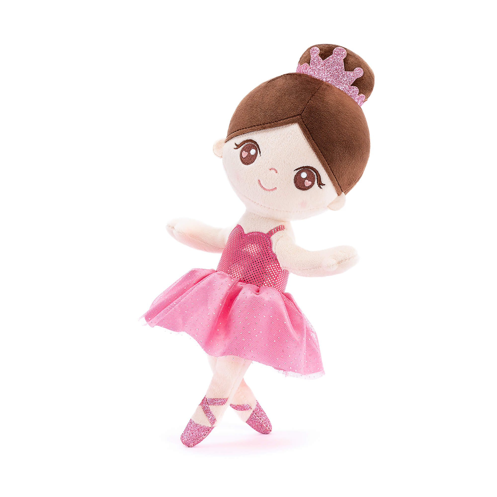 Gloveleya 13 - inch Personalized Glass Ballet Girl Doll Pink - Gloveleya Official