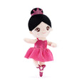 Load image into Gallery viewer, Gloveleya 13 - inch Personalized Glass Ballet Girl Doll Rose - Gloveleya Official