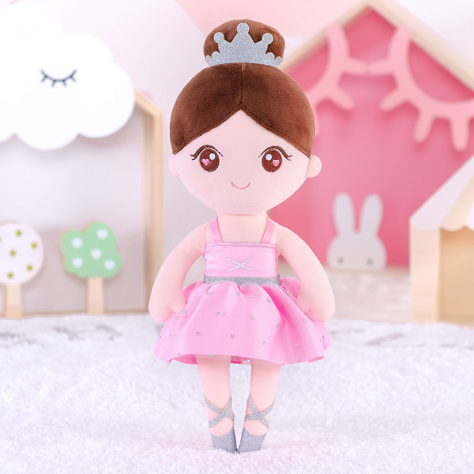 Gloveleya 13 - inch Personalized Plush Dolls Ballerina Girl Toys Ballet Dream - Gloveleya Official