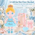 Load image into Gallery viewer, Gloveleya 13-inch Personalized Plush Dolls Ballerina Series Blue - Gloveleya Official