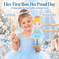 Load image into Gallery viewer, Gloveleya 13-inch Personalized Plush Dolls Ballerina Series Blue - Gloveleya Official