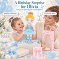 Load image into Gallery viewer, Gloveleya 13-inch Personalized Plush Dolls Ballerina Series Blue - Gloveleya Official