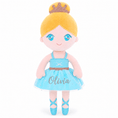 Load image into Gallery viewer, Gloveleya 13-inch Personalized Plush Dolls Ballerina Series Blue - Gloveleya Official