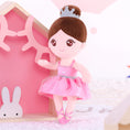 Cargar la imagen en la vista de la galería, Gloveleya 13 - inch Personalized Plush Dolls Ballerina Series Pink Ballet Dream - Gloveleya Official