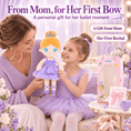Load image into Gallery viewer, Gloveleya 13-inch Personalized Plush Dolls Ballerina Series Purple Ballet Dream - Gloveleya Official