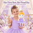 Load image into Gallery viewer, Gloveleya 13-inch Personalized Plush Dolls Ballerina Series Purple Ballet Dream - Gloveleya Official