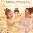 Load image into Gallery viewer, Gloveleya 13-inch Personalized Plush Dolls Ballerina Series Yellow - Gloveleya Official