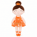 Bild in Galerie-Betrachter laden, Gloveleya 13-inch Personalized Plush Dolls Iridescent Glitter Ballerina Series Orange Ballet Dream - Gloveleya Official