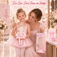 Charger l'image dans la visionneuse de la galerie, Gloveleya 13-inch Personalized Plush Dolls Iridescent Glitter Ballerina Series Pink Ballet Dream - Gloveleya Official