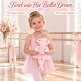 Charger l'image dans la visionneuse de la galerie, Gloveleya 13-inch Personalized Plush Dolls Iridescent Glitter Ballerina Series Pink Ballet Dream - Gloveleya Official