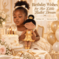 Load image into Gallery viewer, Gloveleya 13-inch Personalized Plush Dolls Iridescent Glitter Ballerina Series Tanned Gold Ballet Dream - Gloveleya Official