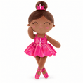 Load image into Gallery viewer, Gloveleya 13-inch Personalized Plush Dolls Iridescent Glitter Ballerina Series Tanned Rose Ballet Dream - Gloveleya Official