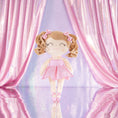 Load image into Gallery viewer, Gloveleya 14 - inch Personalized Plush Dolls Curly Ballerina Series Peach Ballet Dream - Gloveleya Official