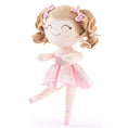 Load image into Gallery viewer, Gloveleya 14 - inch Personalized Plush Dolls Curly Ballerina Series Peach Ballet Dream - Gloveleya Official