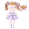 Load image into Gallery viewer, Gloveleya 14 - inch Personalized Plush Dolls Curly Ballerina Series Purple Ballet Dream - Gloveleya Official
