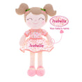 Cargar la imagen en la vista de la galería, Gloveleya 16 - inch Personalized Cherry Girl Dolls Pink - Gloveleya Official