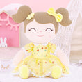 Load image into Gallery viewer, Gloveleya 16 - inch Personalized Floral Flower Girls Doll Yellow - Gloveleya Official
