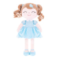 Load image into Gallery viewer, Gloveleya 16 - inch Personalized Plush Dolls Curly Love Heart Princess Dolls - Blue - Gloveleya Official