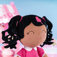 Load image into Gallery viewer, Gloveleya 16 - inch Personalized Plush Dolls Curly Love Heart Princess Dolls - Rose - Gloveleya Official